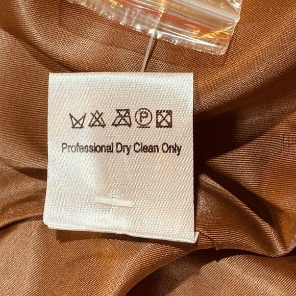 Parisian Teddy Coat Faux Shearling Mocha Longline US 8 (UK 12) NWT - Picture 8 of 12